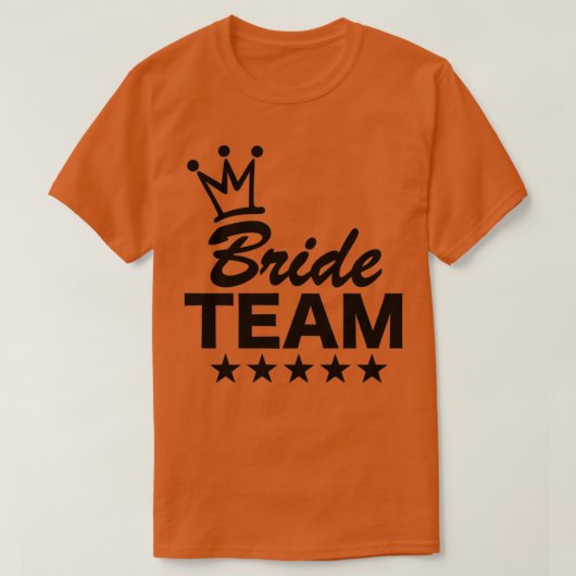 Bride Team 5 T-Shirt (Design vorne)