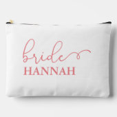Bride - Team Bride! Geschenkname Zubehörtasche (Vorderseite)