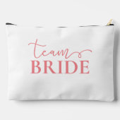 Bride - Team Bride! Geschenkname Zubehörtasche (Rückseite)
