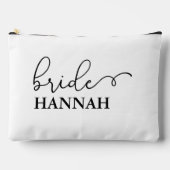Bride - Team Bride! Geschenkname Zubehörtasche (Vorderseite)