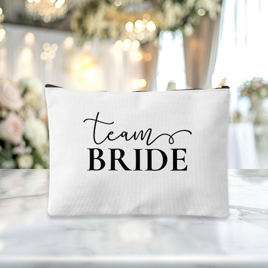 Bride - Team Bride! Geschenkname Zubehörtasche