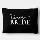 Bride - Team Bride! Geschenkname Zubehörtasche (Rückseite)
