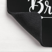 Bride Team Junggeselinnen-Abschied Bridesmaid Crew Mousepad (Ecke)
