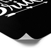 Bride Team Junggeselinnen-Abschied Bridesmaid Crew Poster (Ecke)
