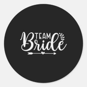 Bride Team Junggeselinnen-Abschied Bridesmaid Crew Runder Aufkleber