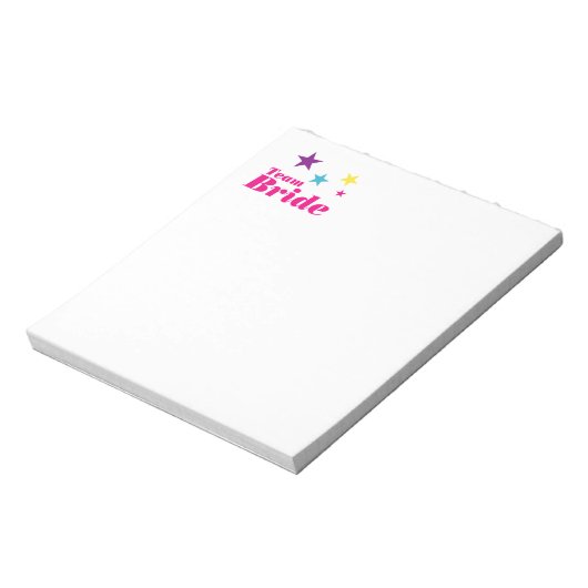 Bride-Team Notizblock (Rotiert)