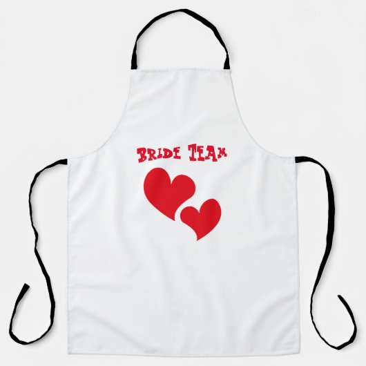 Bride-Team Schürze (Vorderseite)