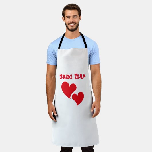 Bride-Team Schürze (Getragen)