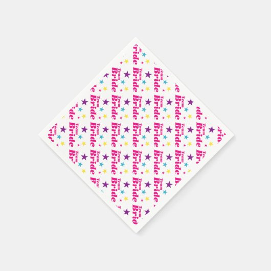 Bride-Team Serviette (Ecke)