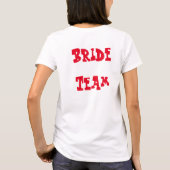 Bride-Team T-Shirt (Rückseite)