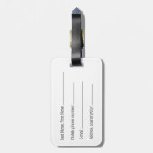 Bride The Greatest Adventure Begins Personalized Gepäckanhänger (Rückseite vertikal)