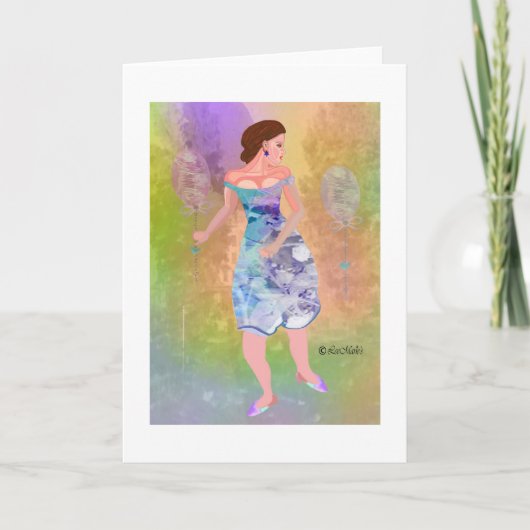 Bride Time LeeMarie's kreatives Design Karte (Vorderseite)