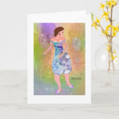 Bride Time LeeMarie's kreatives Design Karte (Gelbe Blume)