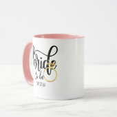 Bride-to-be Bachelorette Bridal mit eigener Marke Tasse (Vorderseite Links)