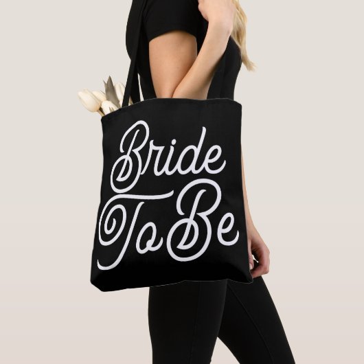 Bride To Be Black & White Tote Bag Tasche (Von Nahem)