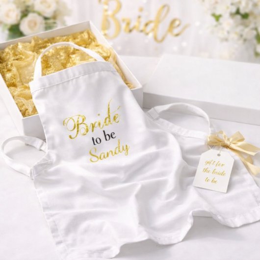 Bride to be Brautparty Gift Idea Schürze