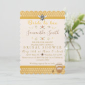 Bride to be Bridal Shower Einladungen (Stehend Vorderseite)