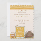 Bride to be Bridal Shower Einladungen (Rückseite)