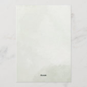 Bride-to-Be Bridal Shower  - Two Cups of Tea Theme Einladung (Rückseite)