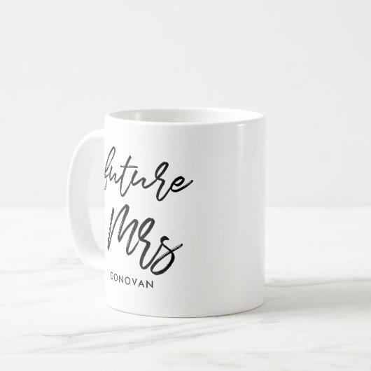 Bride to be Future Mrs. Kaffeetasse (Vorderseite Links)