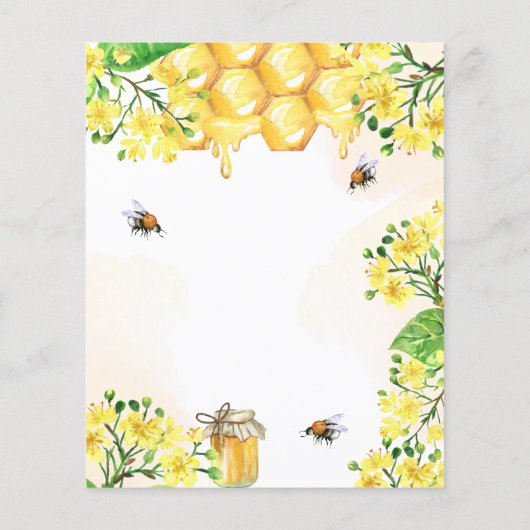 Bride to be Gelb Honeycomb Budget Brautparty (Rückseite)