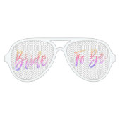 Bride to be Rainbow Party Sonnenbrille (Vorderseite)