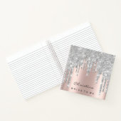 Bride to be Sweet 16. Spark Princess Makeup Gray Notizblock (Innenseite)