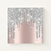 Bride to be Sweet 16. Spark Princess Makeup Gray Notizblock (Rückseite)