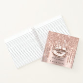 Bride to be Sweet 16. Spark Princess Makeup Kiss Notizblock (Innenseite)