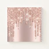 Bride to be Sweet 16. Spark Princess Makeup Rose Notizblock (Rückseite)