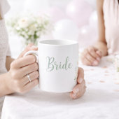 Bride to Be Wildflower Garden Personalized  Kaffeetasse