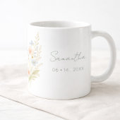 Bride to Be Wildflower Garden Personalized  Kaffeetasse