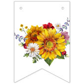 Bride to Bee | Aquarellfarbenes Brautparty Wimpelkette (Erste Fahne)