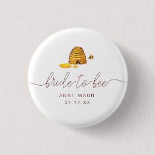 Bride to Bee Button