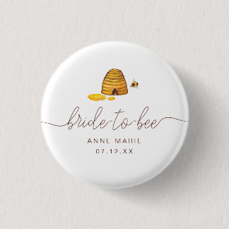 Bride to Bee Button