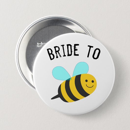 Bride to Bee Button (Vorne & Hinten)