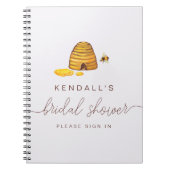 Bride to Bee Guestbook Notizblock (Vorderseite)