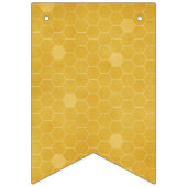 Bride to Bee - Honigwabenextra Bienen Wimpelkette (Zweite Fahne)