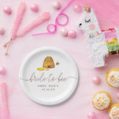 Bride to Bee  Pappteller (Party)