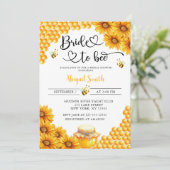 BRIDE TO BIS BRIDAL SHOWER Einladung (Stehend Vorderseite)