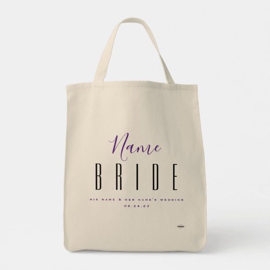 Bride Tote Bag HAMbyWG Tragetasche (Rückseite)