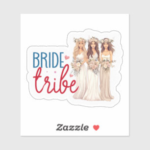 Bride Tribe Aufkleber