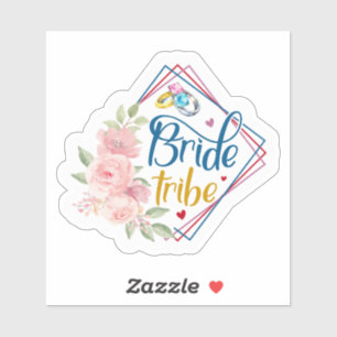 Bride Tribe Aufkleber