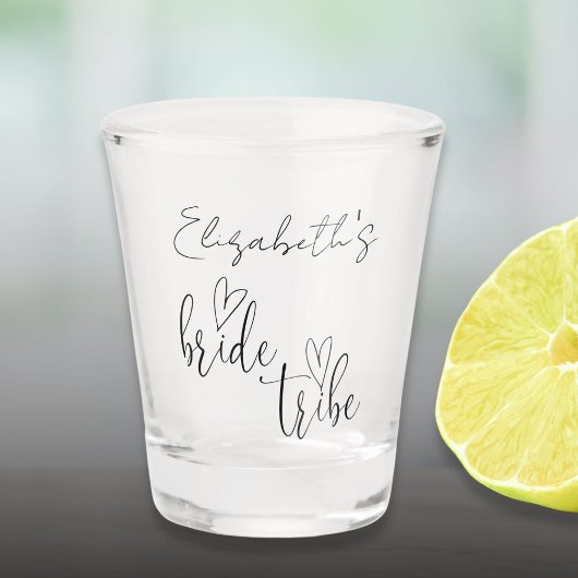 Bride Tribe Bachelorette Bridesmaids Schnapsglas