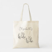 Bride Tribe Bachelorette Bridesmaids Tragetasche (Rückseite)