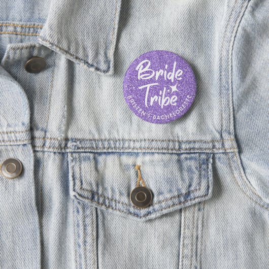 Bride Tribe Bachelorette Button Violet (Beispiel)