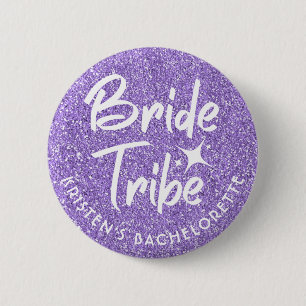 Bride Tribe Bachelorette Button Violet