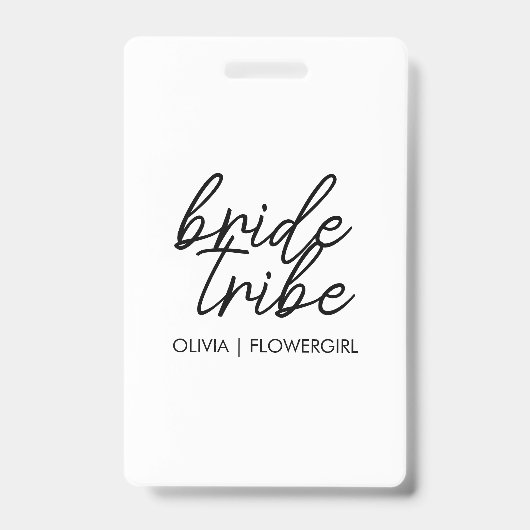 Bride Tribe | Blumenmädchen Ausweis (Vorderseite)