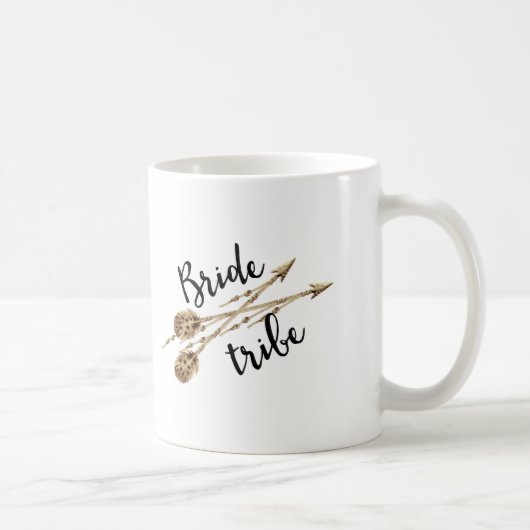 Bride Tribe Boho Arrows Kaffeetasse (Rechts)