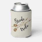 Bride Tribe Boho Arrows Personalisiert Dosenkühler (Kanne Rückseite)